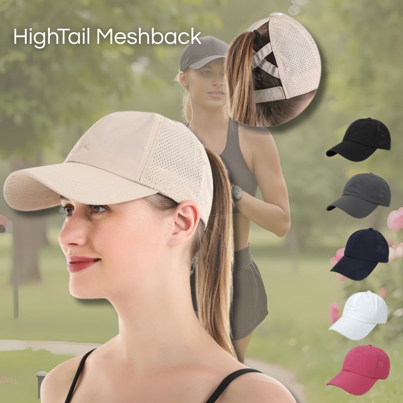 HighTail Meshback – Stylische Mesh-Cap mit Zopföffnung