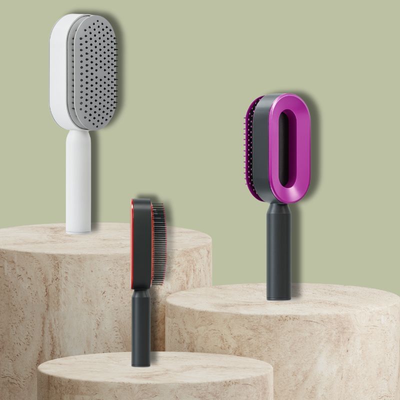 EasyBrush – Die selbstreinigende Haarbürste