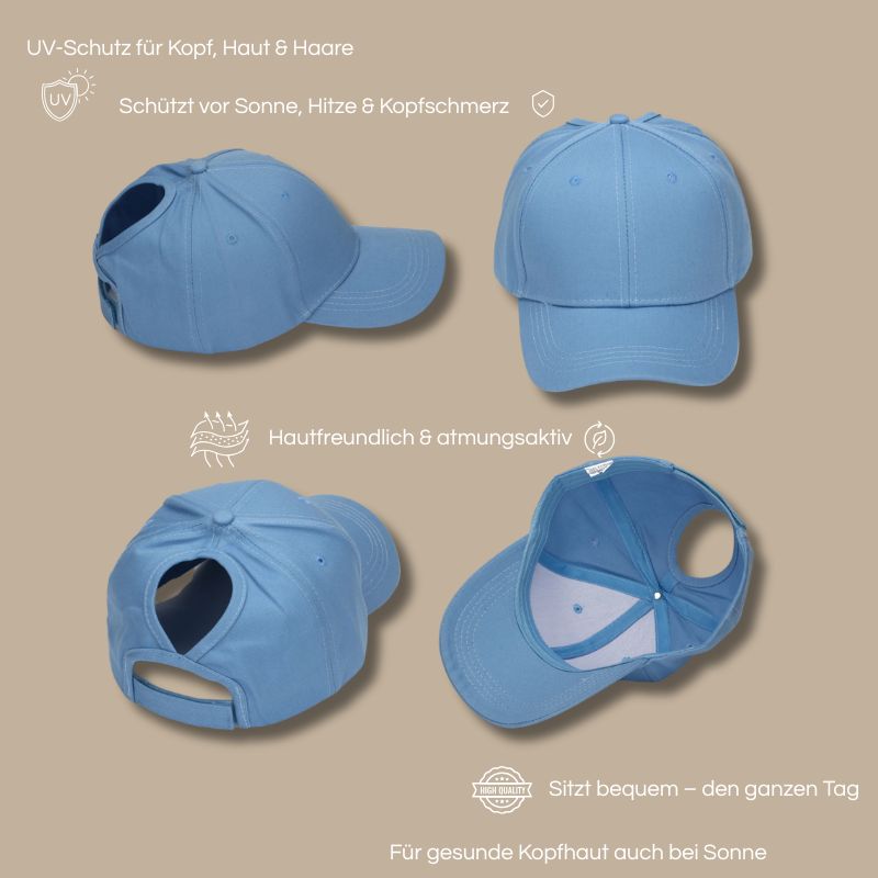 HighTail Snapback – Stylische Cap mit Zopföffnung