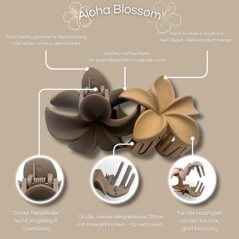 🌸 Aloha Blossom - Deine Sommer-Haarklammer