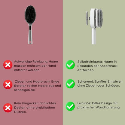 EasyBrush – Die selbstreinigende Haarbürste