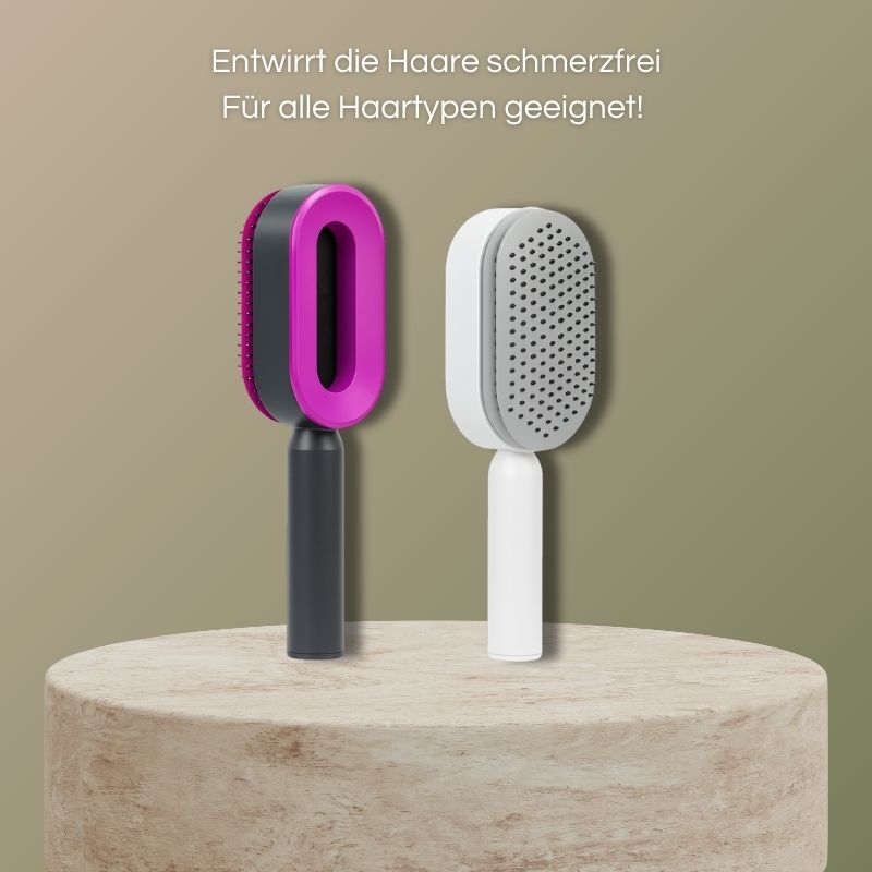 EasyBrush – Die selbstreinigende Haarbürste