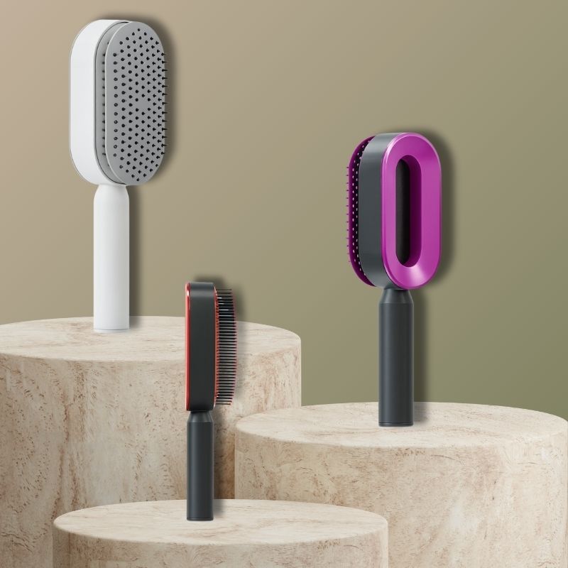 EasyBrush – Die selbstreinigende Haarbürste