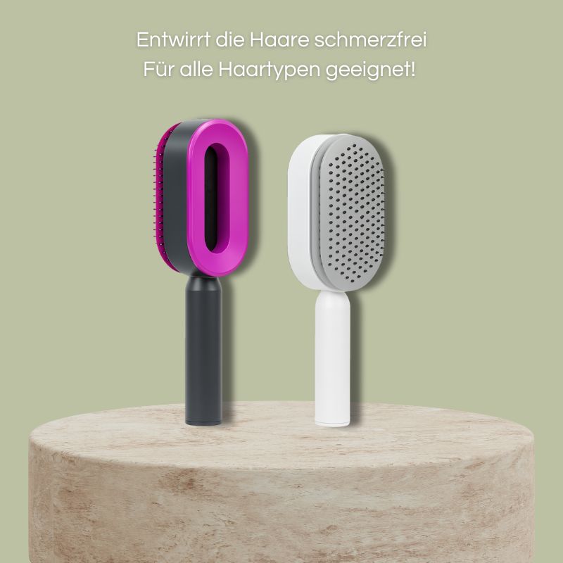 EasyBrush – Die selbstreinigende Haarbürste