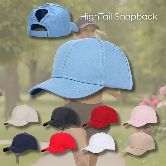 HighTail Snapback – Stylische Cap mit Zopföffnung